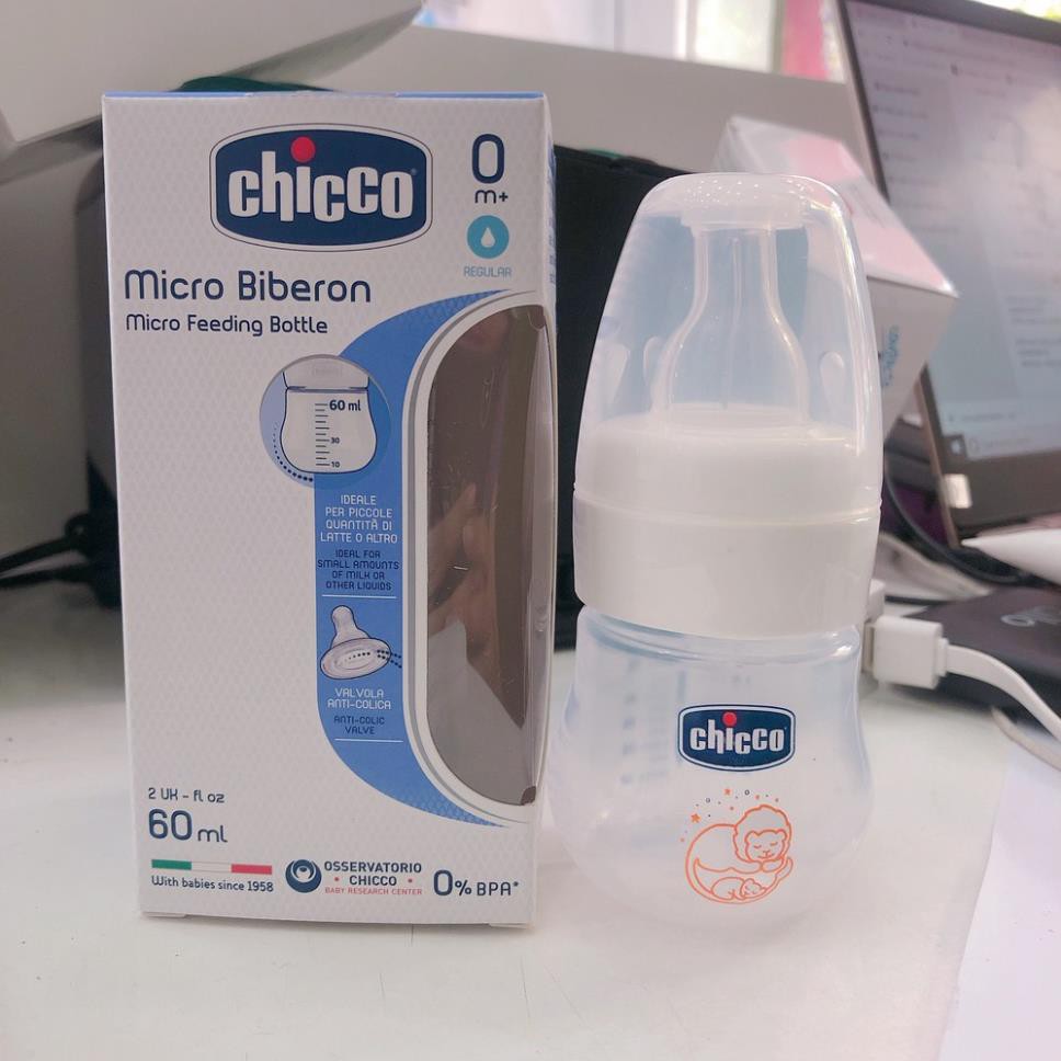 Bình sữa sơ sinh dung tích 60ml Chicco