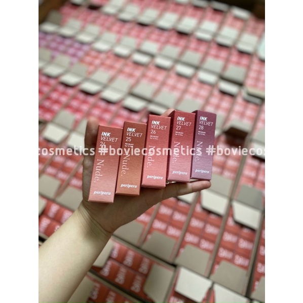 Son Kem Lì Peripera Ink Velvet Nude 17 22 23 24 25 26 27 28 29 30 31