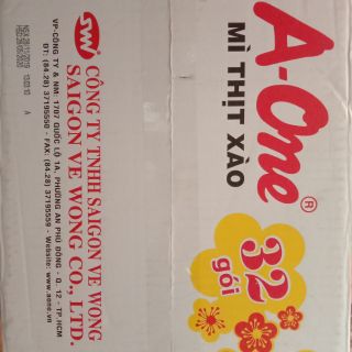Thùng mì thịt xào A-one 30 gói