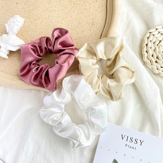 Cột tóc scrunchies lụa satin cao cấp Hana