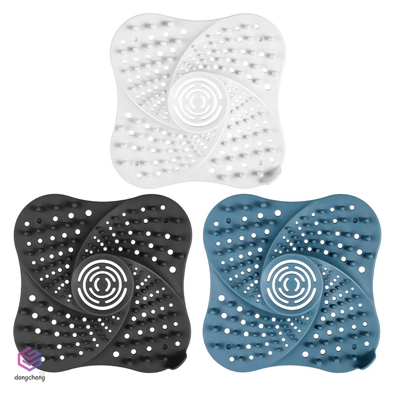 Miếng lọc rác/tóc có 4 đế hít chống tắc nghẽn lỗ thoát nước nhà tắm