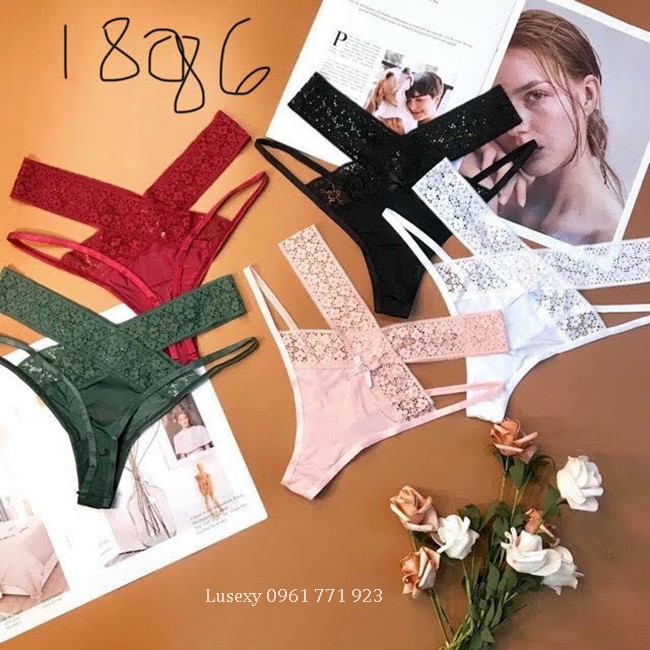 QUẦN LÓT NỮ LỌT KHE CAO CẤP SANG CHẢNH siêu sexy gợi cảm màu đen đỏ trắng xanh hồng - Shop đồ lót nữ đẹp | BigBuy360 - bigbuy360.vn