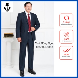 Bộ comple Vestton nam trung niên, Vest nam trung niên cao cấp loại 1 ( Tặng Cà Vạt )
