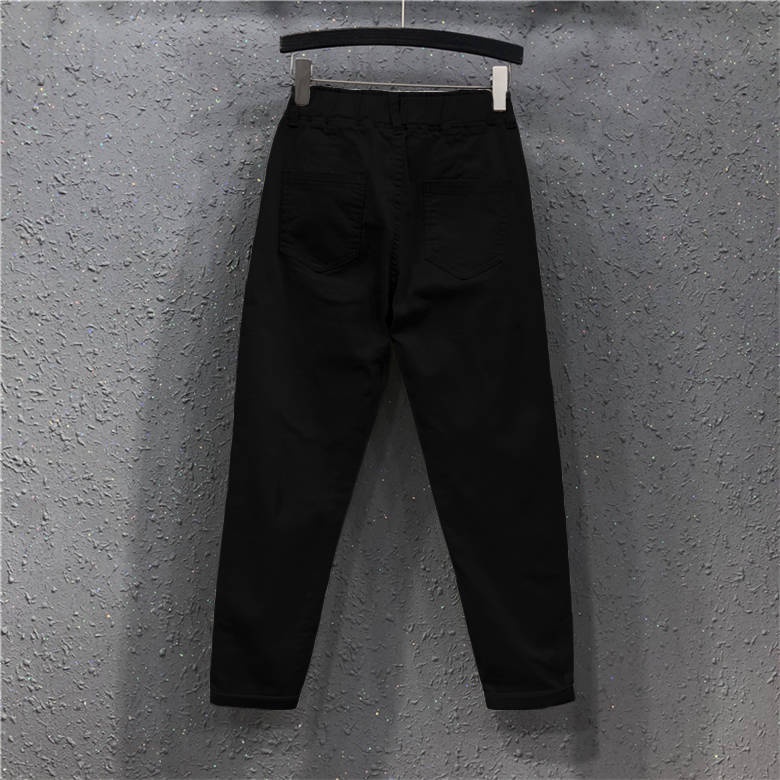Mới Quần Jeans Nữ Lưng Thun Co Dãn Thời Trang