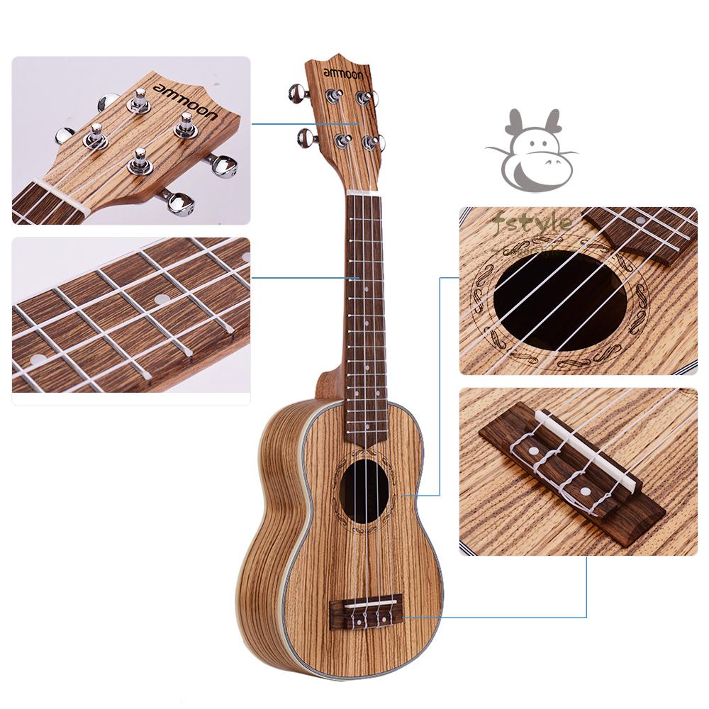 Đàn Ukulele Soprano 21 Inch Cho Người Mới Bắt Đầu