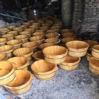 Chậu ngâm chân bằng gỗ maxager