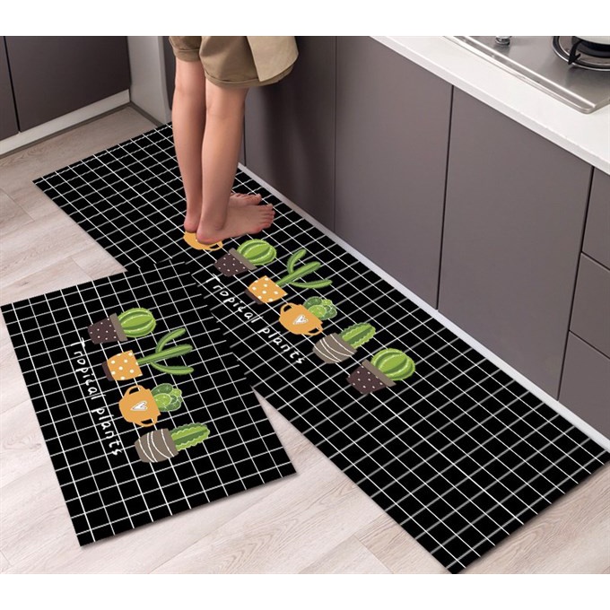 Bộ 2 thảm bếp phong cách sang trọng (BST01) mẫu ngẫu nhiên