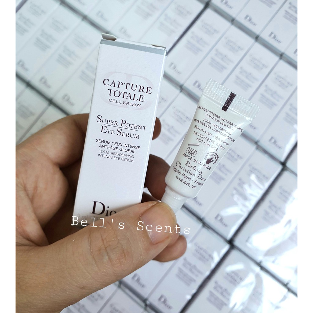 Combo Serum mắt Dior Capture Totale Super Potent Eye Serum mini dạng tuýp 2ml