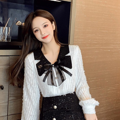 Set Áo Dài Tay + Chân Váy Thời Trang Dành Cho Nữ