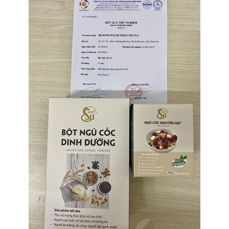 🌻 Ngũ Cốc Su 🌻 Ngũ Cốc Nguyên Hạt Cao Cấp Granola [Freeship]