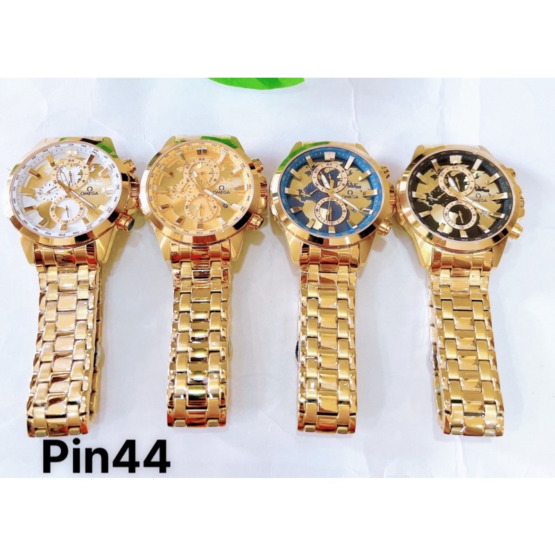 Đồng hồ OMEGA nam 6 kim size 44mm bảo hành 24 tháng