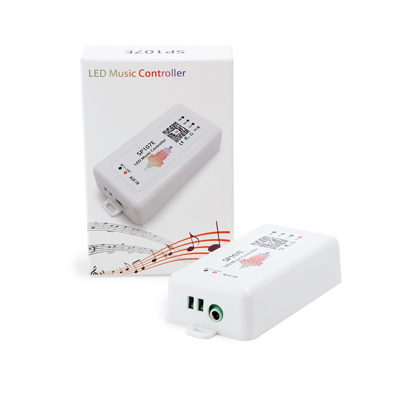 Bộ Điều Khiển Dây Đèn LED RGB Kết Nối Bluetooth Phát Nhạc Xnbada SP107E DC5V-24V Cho 2812 2811 1903