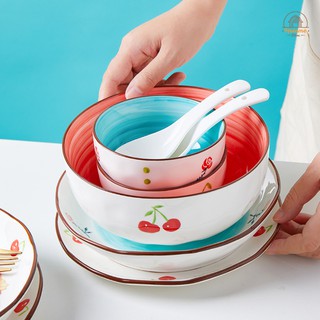 Chén ăn cơm , bát đựng gia vị , muỗng sứ xinh xắn Holame