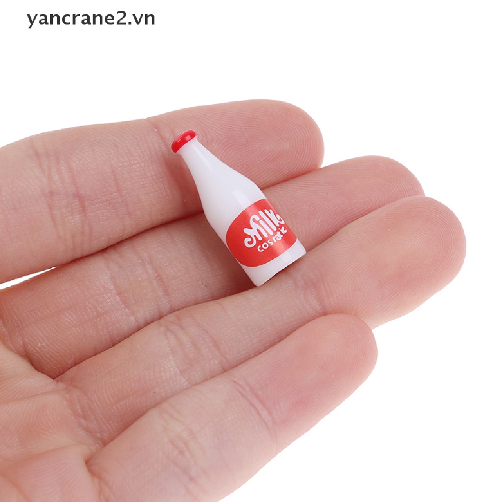 Bộ 4 Mô Hình Bình Sữa Thu Nhỏ Tỉ Lệ 1 / 12 Trang Trí Nhà Búp Bê