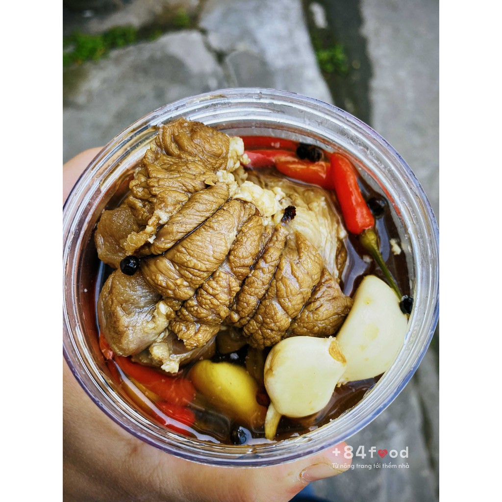 Bắp bò ngâm mắm tiêu xanh +84food