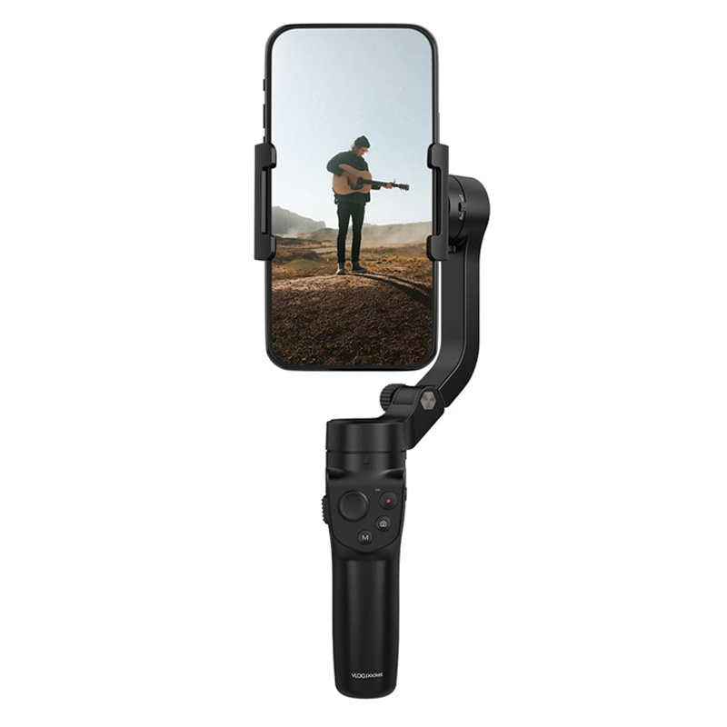 Gimbal Bluetooth Siêu Nhỏ Gọn Cho Điện Thoại Smartphone, Thời Lượng Pin 8h Feiyu Tech VLOG Pocket 2