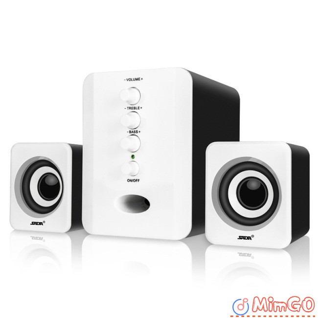 Set Loa Nghe Siêu Trầm 3d 2.1 Nhỏ Gọn Kèm Phụ Kiện