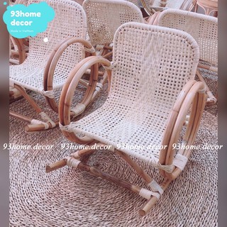 Ghế mây bập bênh cho trẻ em, ghế mây cho bé an toàn, thân thiện - hàng thủ công cao cấp - sp mây tre