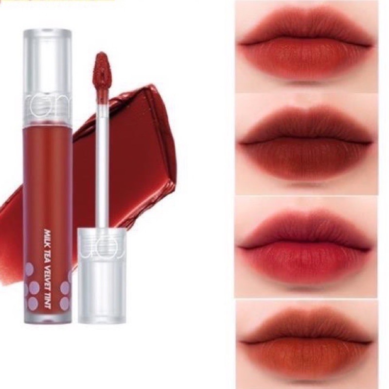 Son Kem Lì Romand Milk Tea Velvet Tint 4.4g chính hãng Hàn Quốc