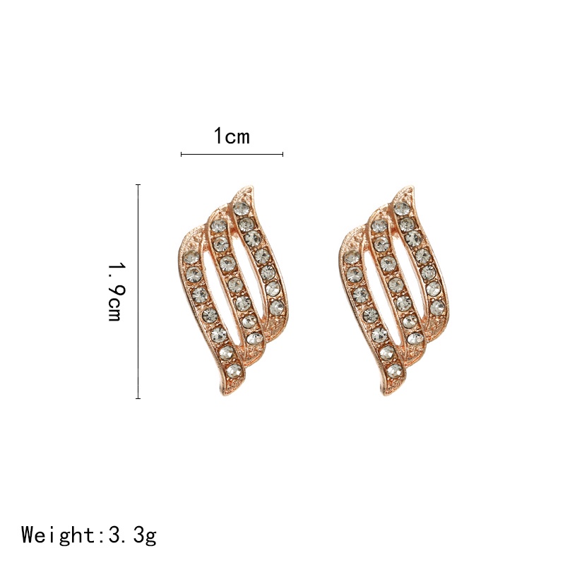 Bông Tai Đính Đá Thời Trang Dành Cho Nữ