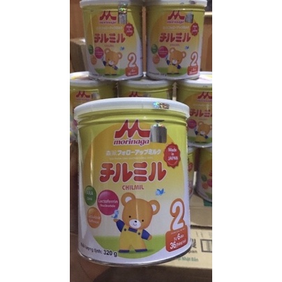 combo 3 hộp sữa morinaga số 2 -320g date t12/2021