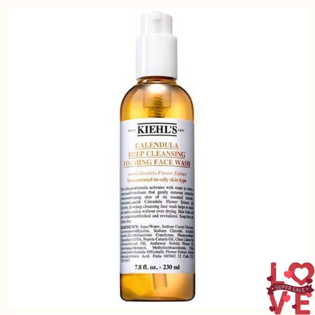 Sữa Rửa Mặt Hoa Cúc - Kiehl’s Calendula Deep Cleansing Foaming Face Wash ✾ﾑ