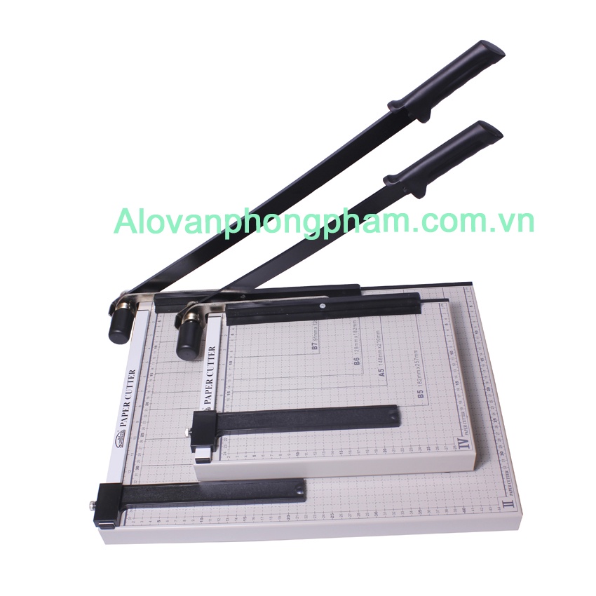Bàn cắt giấy A4 A3 sắt gỗ Suremark có cữ chặn giấy tiện lợi - sản phẩm chính hãng tốt nhất SUKADO