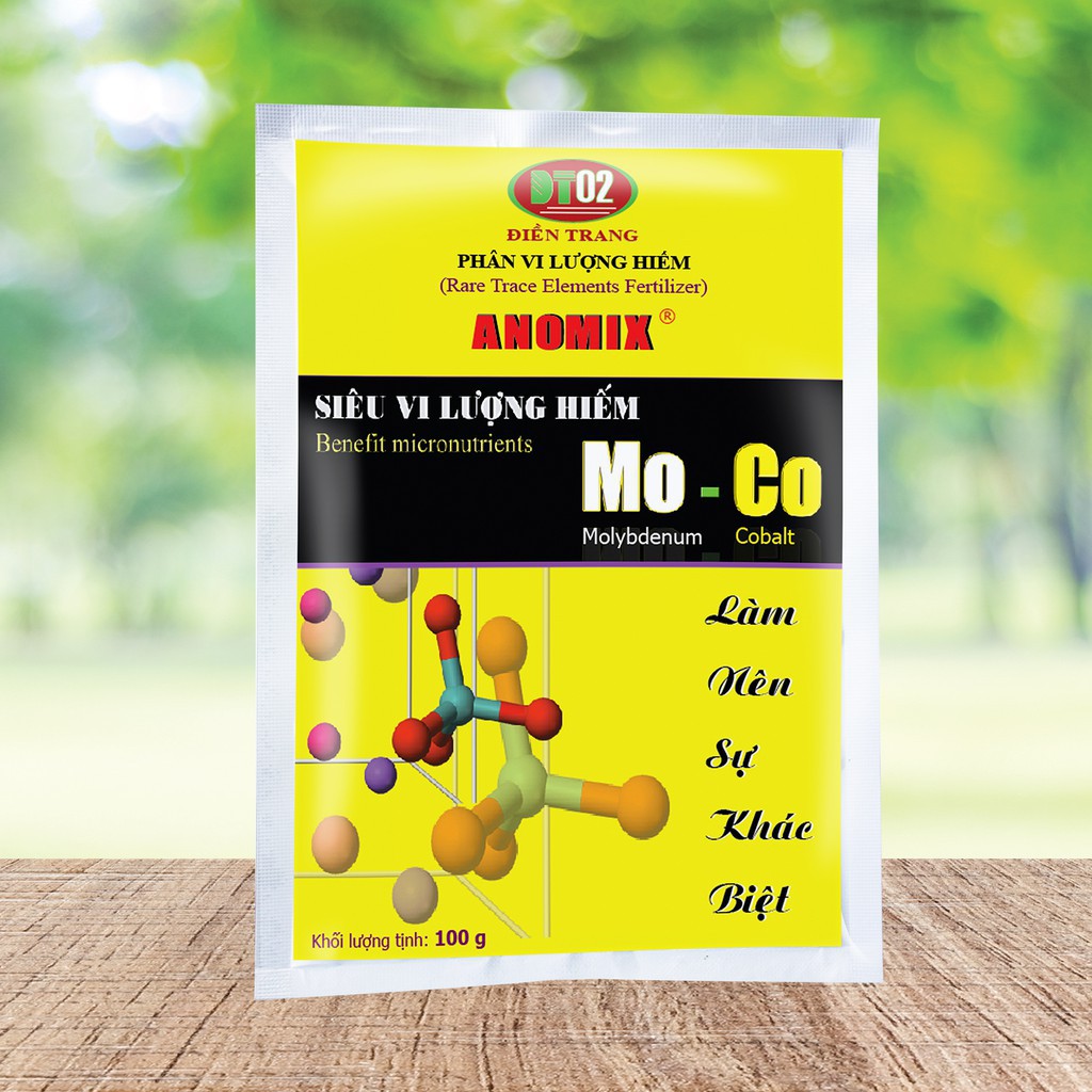 Combo 5 gói Phân siêu vi lượng hiếm ANOMIX Mo-Co