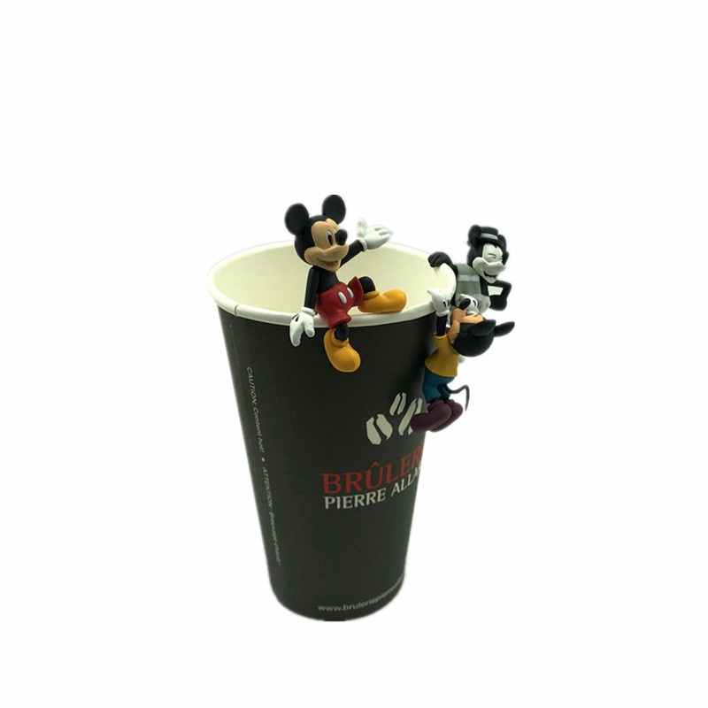 DISNEY 1 Bộ 3 Mô Hình Chuột Mickey Trang Trí Bánh Kem 5-6cm