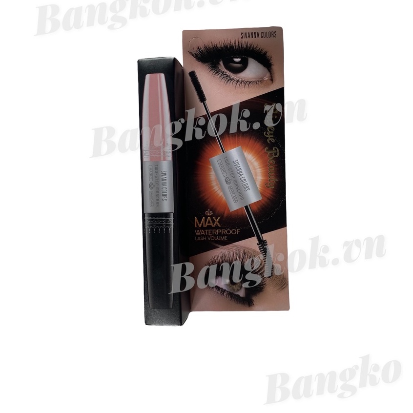 Chuốt Mi 2 Đầu Sivanna Two-Step Mascara Làm Dày Và Dài Mi HF891