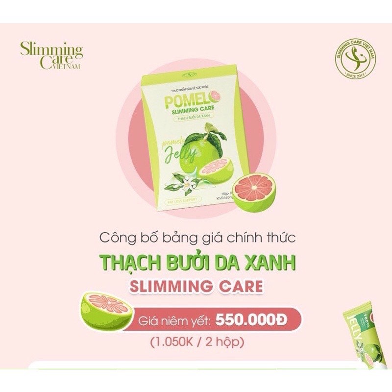 Thạch Bưởi Da Xanh POMEL SLIMMING, Giảm Cân, giảm Mỡ Hiệu Qủa An Toàn, Hỗ Trợ Làm Đẹp [ CHÍNH - HÃNG ]