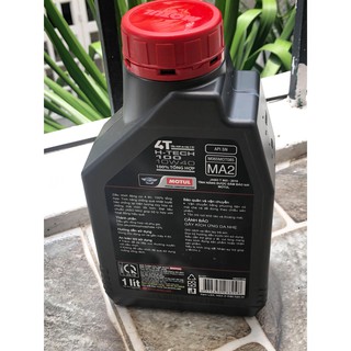 Nhớt MOTUL H-Tech 100 4T 10W40 (100% Tổng Hợp - Mô Tô PKL)