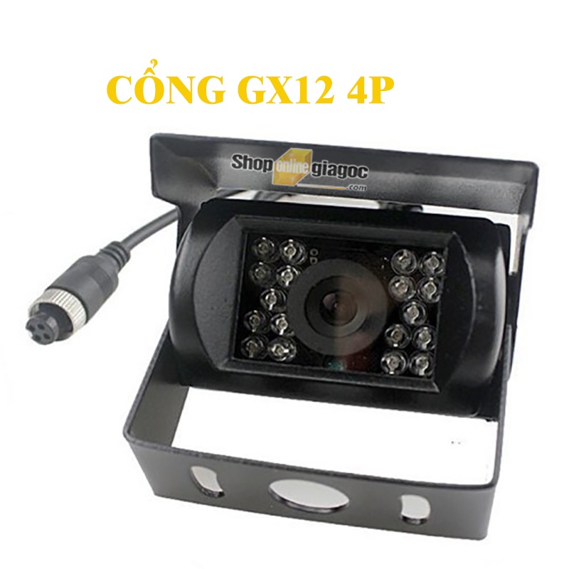Camera Lùi Chống Nước Gắn Xe Tải 12-24V Cổng AV/GX12 4P | BigBuy360 - bigbuy360.vn