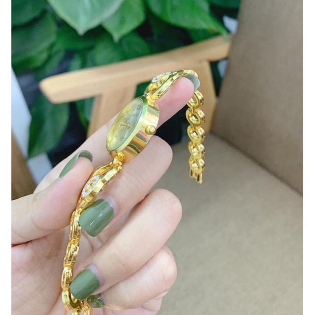 Đồng hồ Halei nữ lắc tay đính đá 968