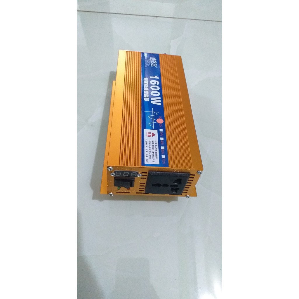 Kích sin chuẩn 12V lên 220V 1600w | BigBuy360 - bigbuy360.vn