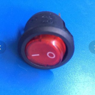 LED QUÝ HIẾU 5 chiếc Công tắc 3 chân hình tròn có  đèn led