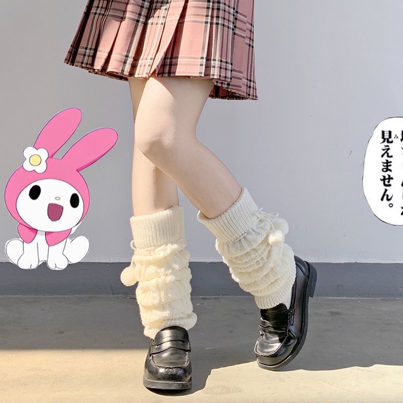 Mới Vớ Dệt Kim Cao Cổ Màu Trơn Phong Cách lolita Nhật Bản Cho Nữ