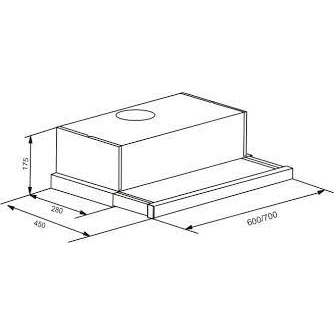 Máy hút mùi Canzy CZ 6002-7002 SYP- âm tủ- Máy hút khói ,khử mùi nhà bếp thông minh máy nhỏ ngọn ,hút mạnh -BH 24 THÁNG