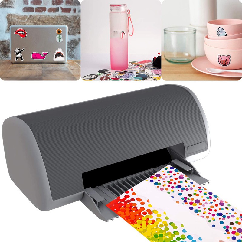 25 Sheets Printable Vinyl Sticker Paper Self-Adhesive Waterproof Matte White Printing Paper Sheet, for Inkjet Printer | BigBuy360 - bigbuy360.vn
