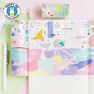 Băng dán Washi tape COLOR SERIES 8cm
