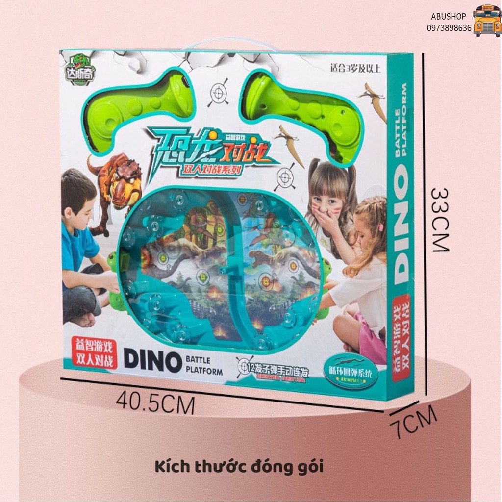 Khủng long đại chiến DINO / Đồ chơi trẻ em tương tác hấp dẫn giải trí lôi cuốn cho bé A54 Ken93