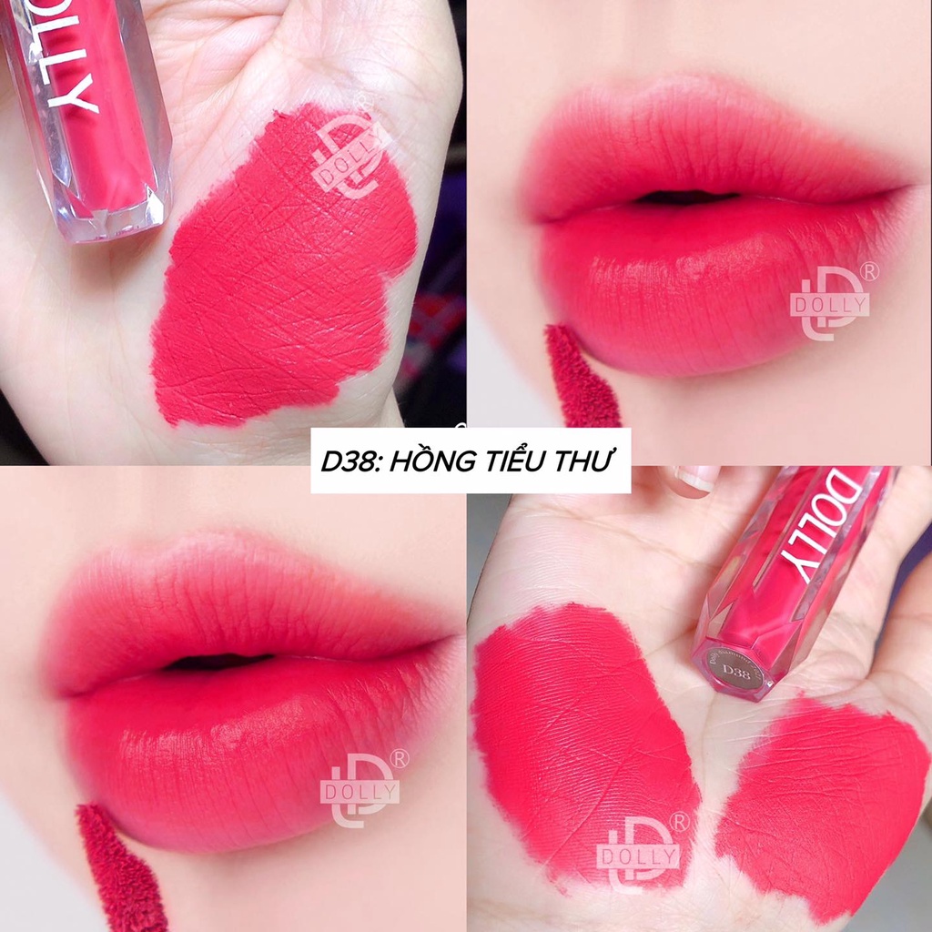 Son Kem Lì  DOLLY DIAMOND VELVET Không Chì Cao Cấp NEW 2022