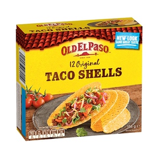 Vỏ Bánh Taco Giòn Truyền Thống Old El Paso Original Taco Shells Corn, Hộp 135g (12 Vỏ Bánh)