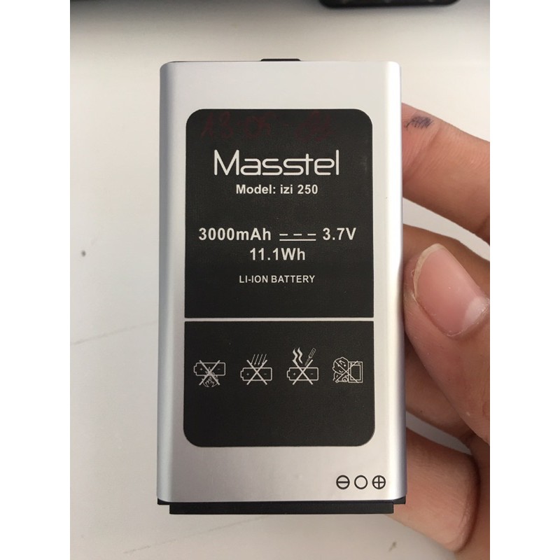 Pin masstel izi250 chính hãng