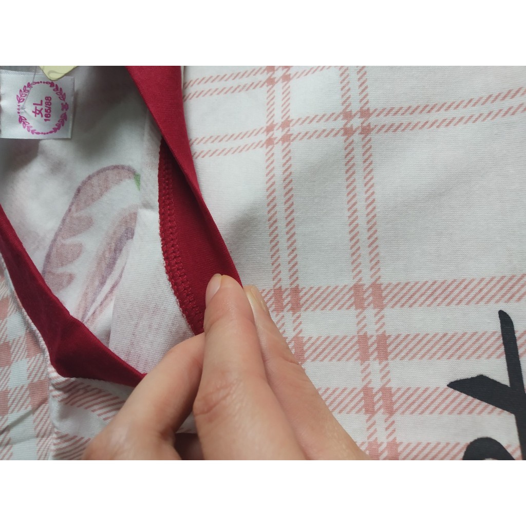 (XẢ LẺ MÀU LẺ SIZE)Váy ngủ Ulzzang cotton hàng Quảng Châu thoáng mát mùa hè tay ngắn mã 2202x