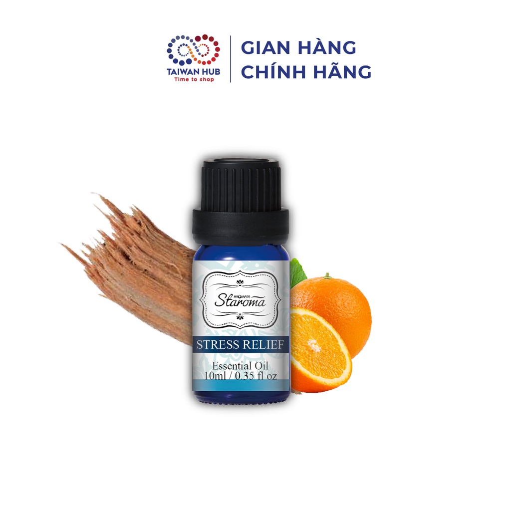 Tinh Dầu Thiên Nhiên Giảm Stress 10ml Đài Loan Nhập Khẩu Aromate- Taiwan Hub