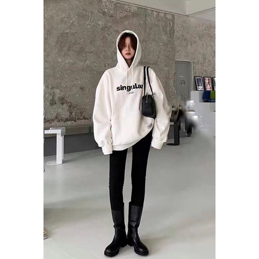 Áo khoác nỉ  Áo khoác hoodie nam nữ đẹp form rộng Unisex chất nỉ ngoại 2 lớp dày dặn - LUXCY