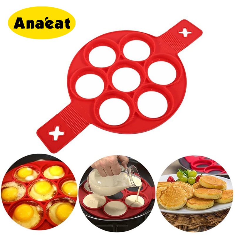 Khuôn Làm Bánh Kếp ANAEAT Bằng Silicon Chống Dính Đa Năng Tiện Dụng