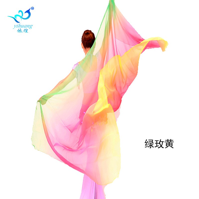 Khăn Choàng Siêu Nhẹ Màu Gradient Dùng Biểu Diễn Múa Bụng | BigBuy360 - bigbuy360.vn
