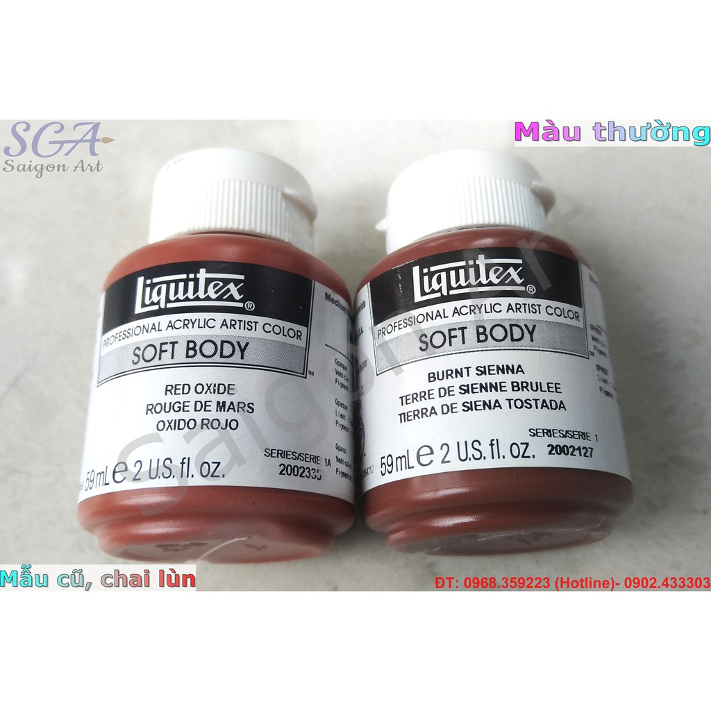 Màu Acrylic LIQUITEX Professional SOFT BODY (Nhóm 1)